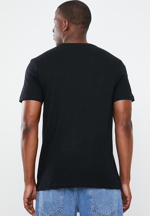 RVCA - Colour label short sleeve tee - black