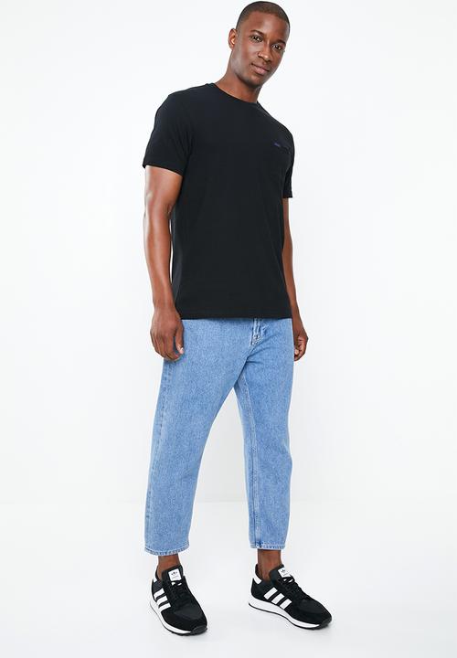 RVCA - Colour label short sleeve tee - black