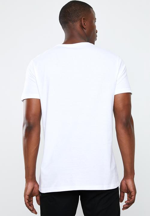 RVCA - Colour label short sleeve tee - white