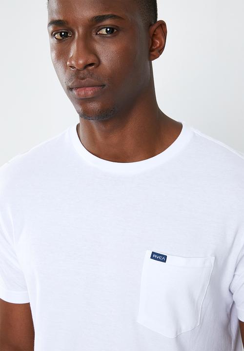 RVCA - Colour label short sleeve tee - white