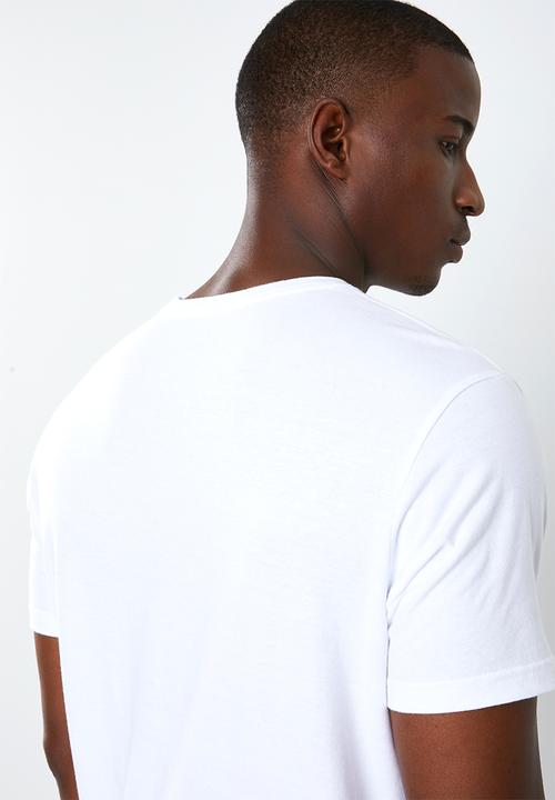 RVCA - Colour label short sleeve tee - white
