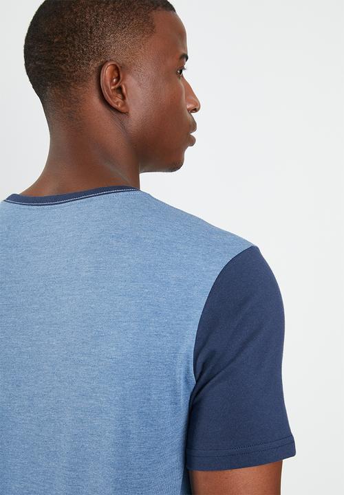 RVCA - Pick up II short sleeve tee - navy & blue