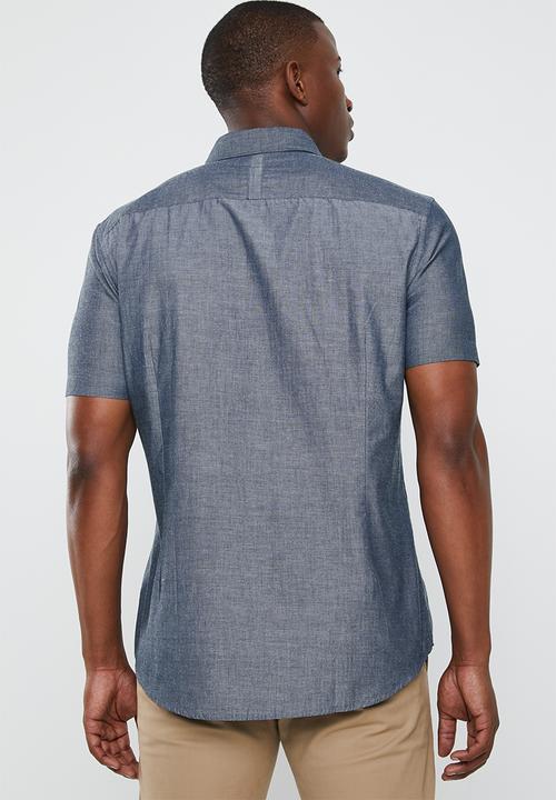 STYLE REPUBLIC - Gentlemen short sleeve shirt - blue