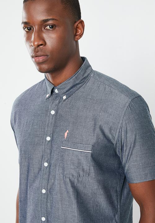 STYLE REPUBLIC - Gentlemen short sleeve shirt - blue