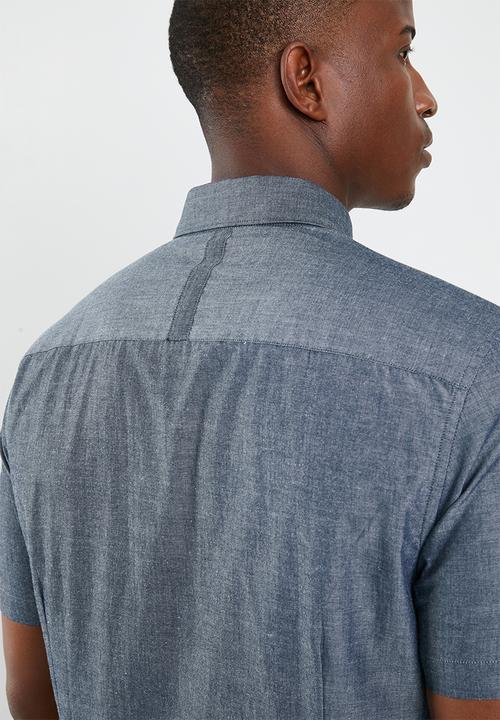 STYLE REPUBLIC - Gentlemen short sleeve shirt - blue