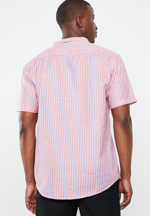 STYLE REPUBLIC - Rhythm striped short sleeve shirt - multi