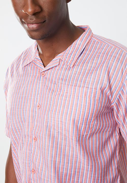STYLE REPUBLIC - Rhythm striped short sleeve shirt - multi