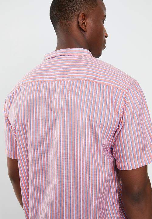 STYLE REPUBLIC - Rhythm striped short sleeve shirt - multi