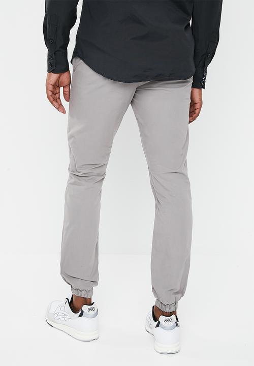 STYLE REPUBLIC - Jogger with elasticated cuffs - grey