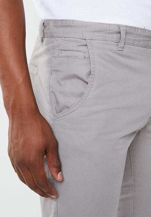 STYLE REPUBLIC - Jogger with elasticated cuffs - grey