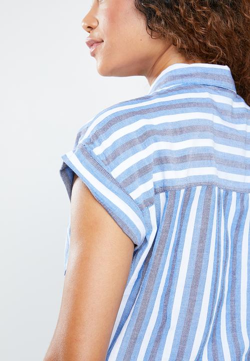 Forever21 - Stripe shirt - blue