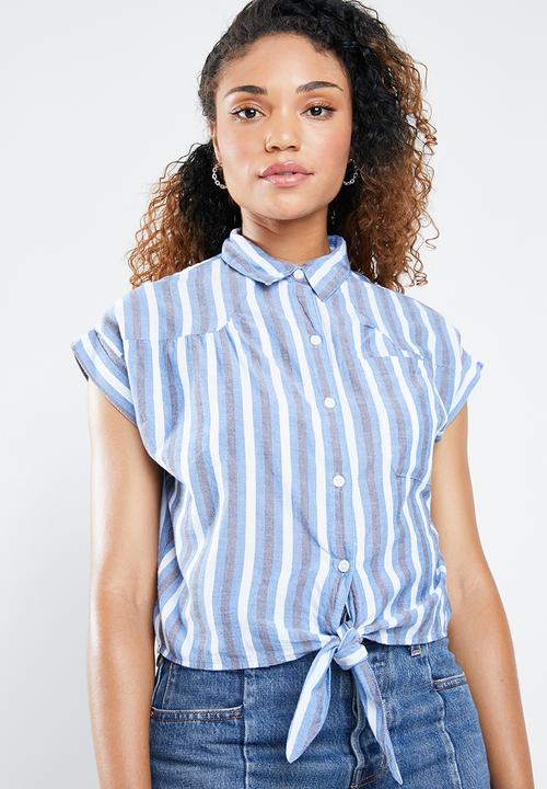 Forever21 - Stripe shirt - blue