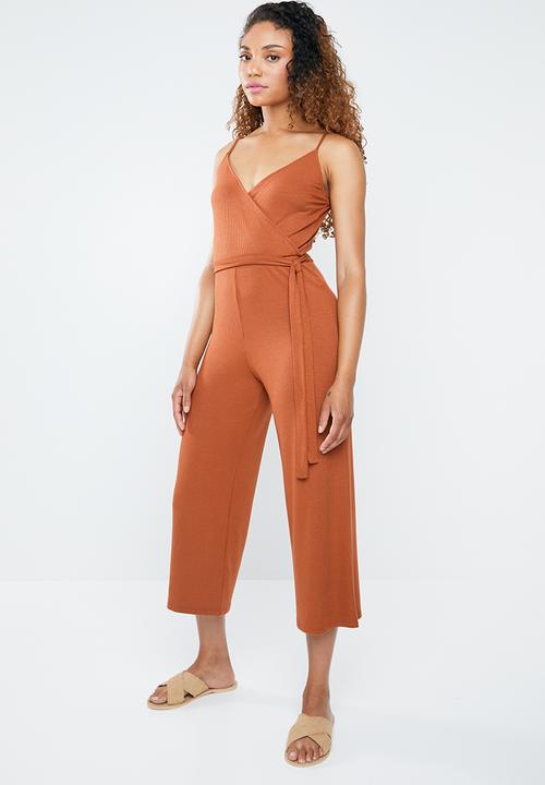 Forever21 - Spaghetti strap jumpsuit - rust