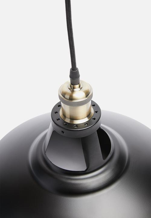 Sixth Floor - Reclaim pendant - black