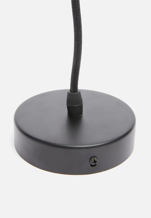 Sixth Floor - Reclaim pendant - black