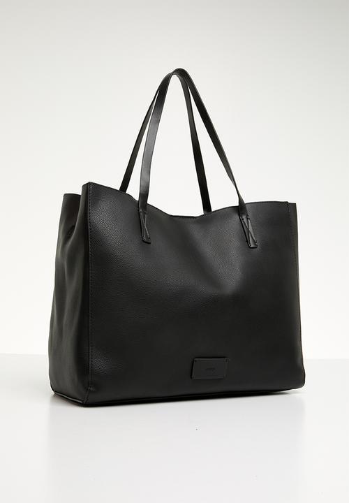 MANGO - Sharon shopper bag - black 