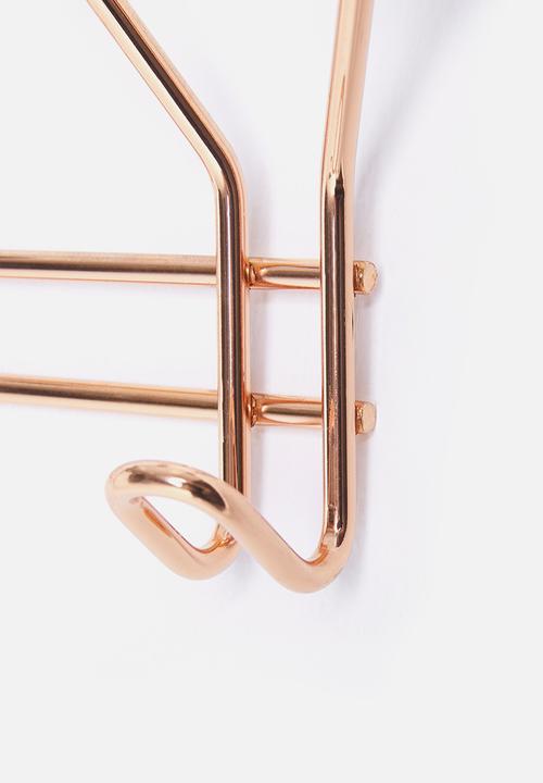 Present Time - Hat rack jupiter copper with black balls