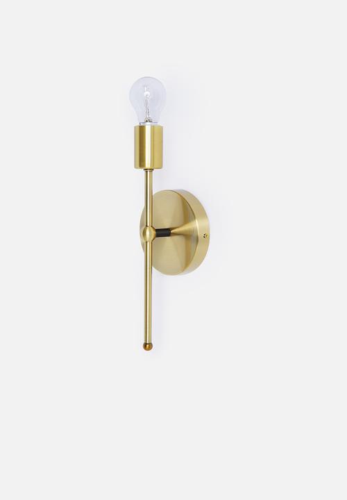 Sixth Floor - Royal wall light - antique brass