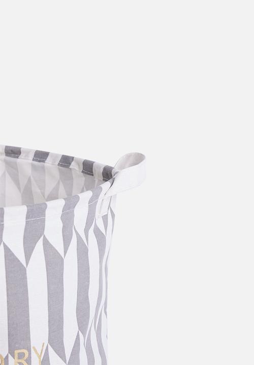 Sixth Floor - Arrow laundry basket - grey