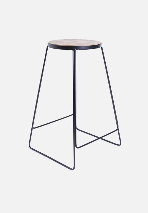 Sixth Floor - Zoya barstool - black