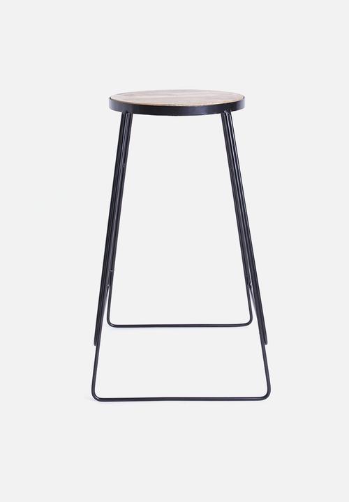 Sixth Floor - Zoya barstool - black