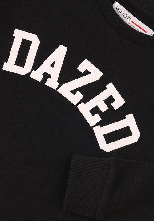 MINOTI - Dazed print sweatshirt - black