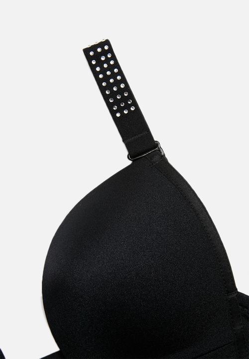 Missguided - Seamless plunge bra - black 