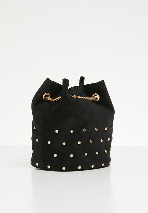 New Look - Tami stud duffle mini - black