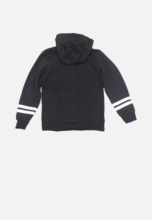 MINOTI - Athletic print basic hoodie - dark navy