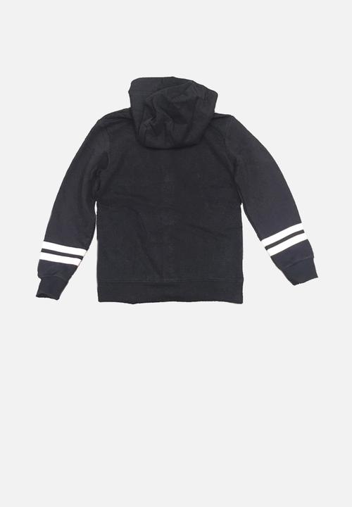 MINOTI - Athletic print basic hoodie - navy