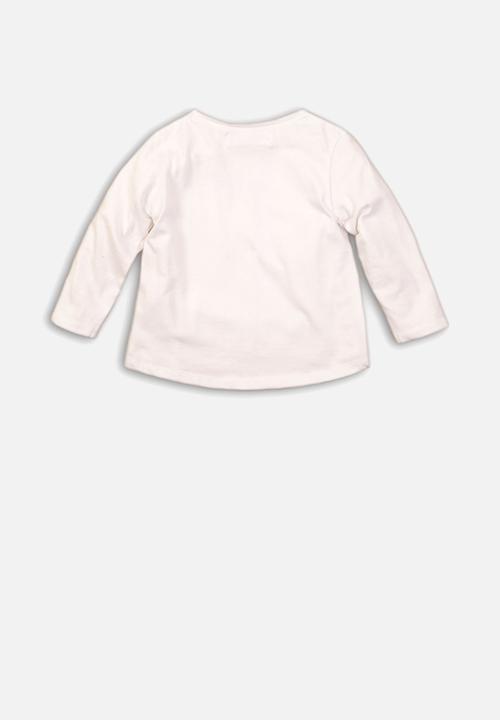 MINOTI - Adorable long sleeve top - white