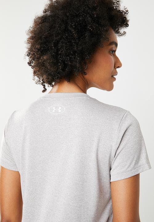 Under Armour - Tech graphic top - grey & pink