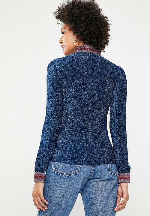Noisy May - Finity new long sleeve top - blue