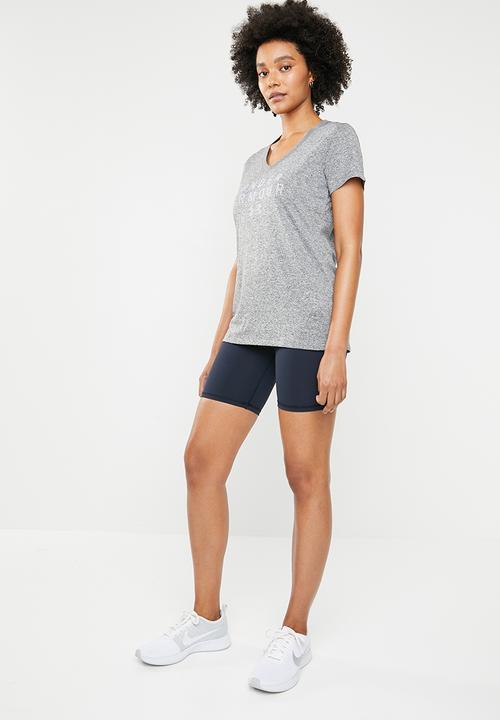 Under Armour - Tech graphic top - grey & purple