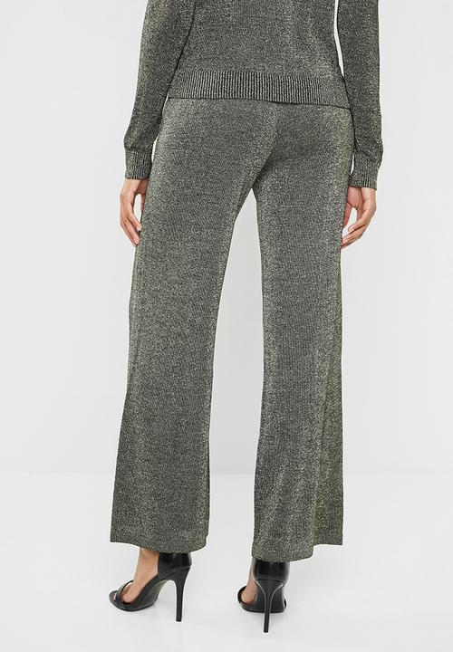 Noisy May - Alex nw knit pant 7 - black