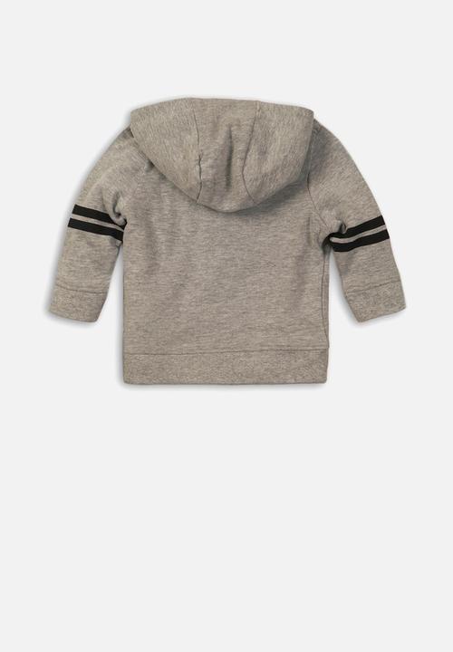 MINOTI - Boys hooded top - grey 