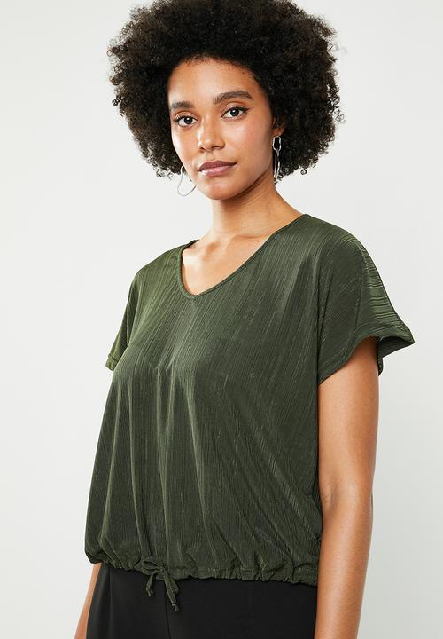 Superbalist - Drawcord tee - khaki