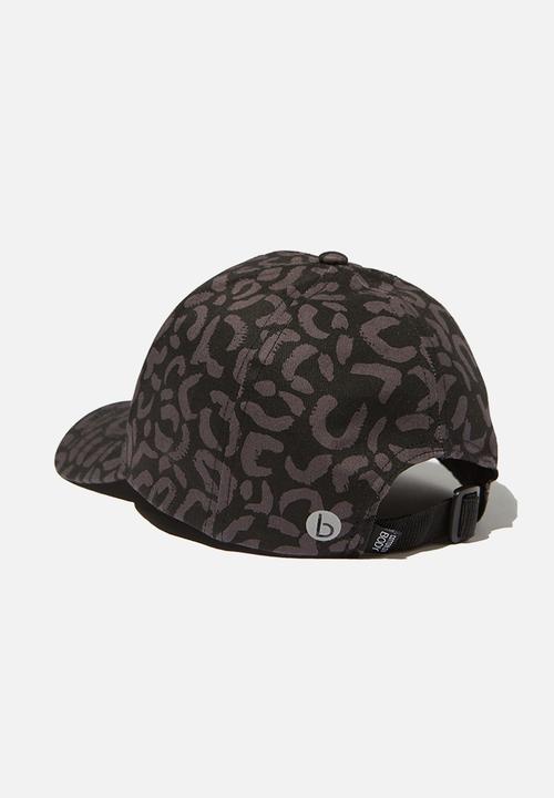 Cotton On - Molly leopard active cap - black 