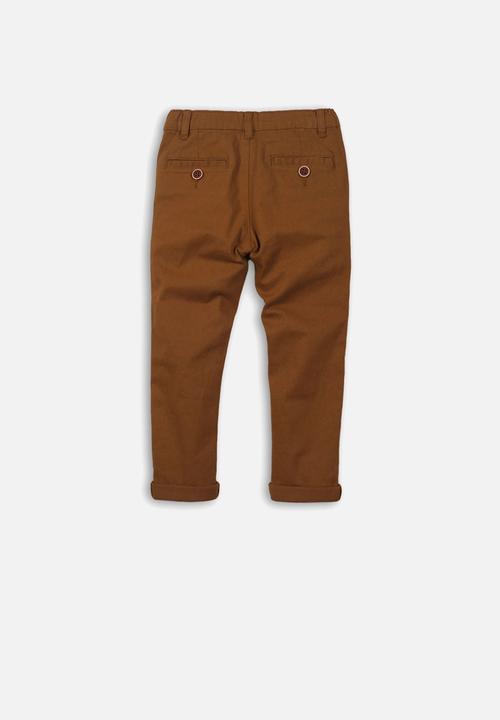 MINOTI - Basic chino pants - tan