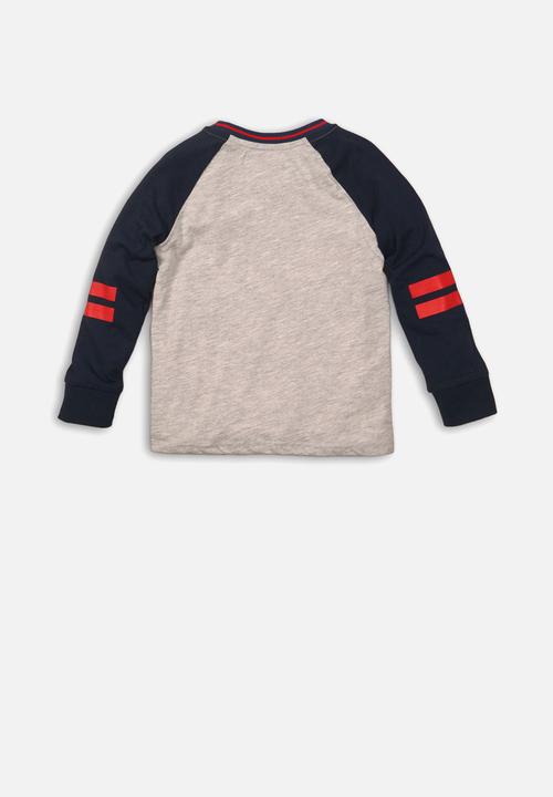 MINOTI - Kids long sleeve top - grey 