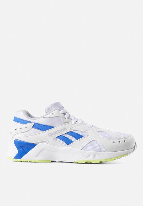 white/cold grey/cobalt Reebok Sneakers 