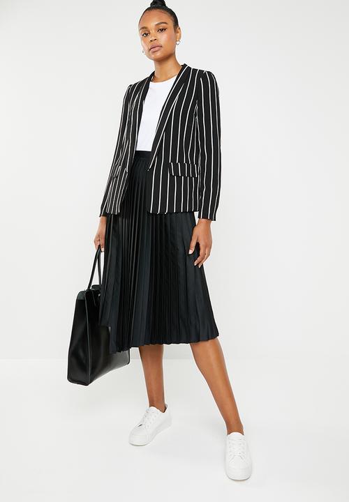 Vero Moda - Striped blazer - black