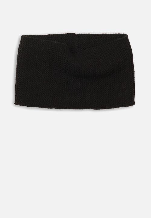 MINOTI - Knitted scarf - black