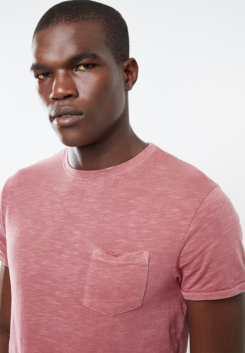 STYLE REPUBLIC - Soft pocket tee - red