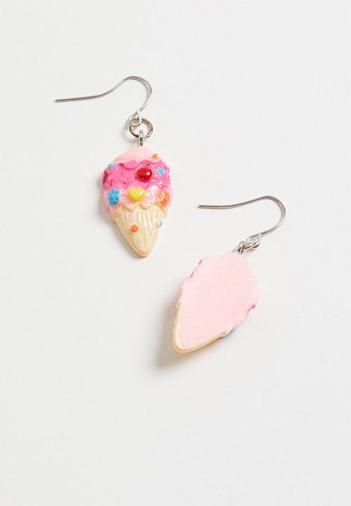 Pop Candy - Ice-cream earrings - pink