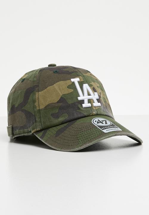 47 Brand - 47 Clean up adjustable strapback - LA Dodgers - khaki & brown