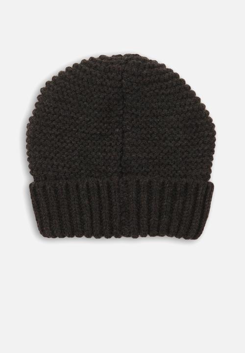 MINOTI - Knitted hat - charcoal 