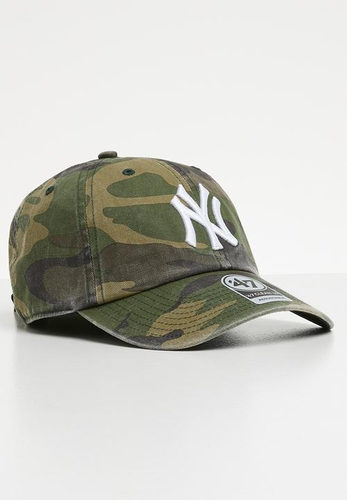 47 Brand - 47 Clean up adjustable strapback - NY Yankees - khaki & brown