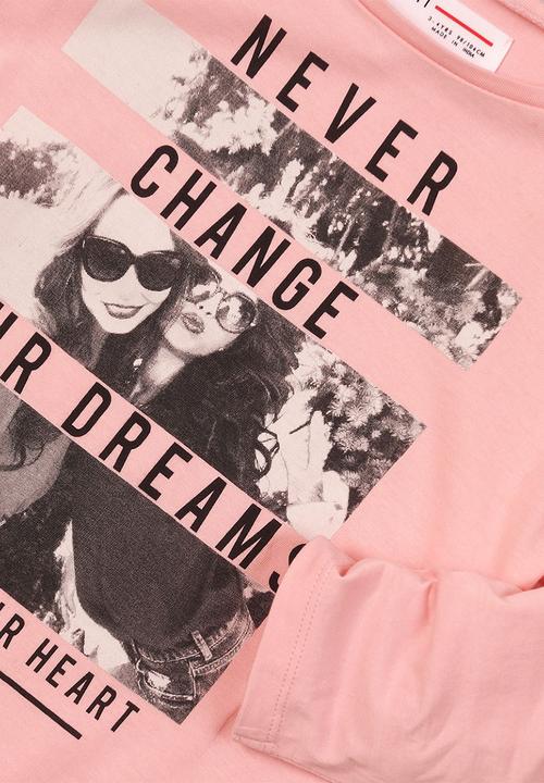 MINOTI - Girls long sleeve top - pink