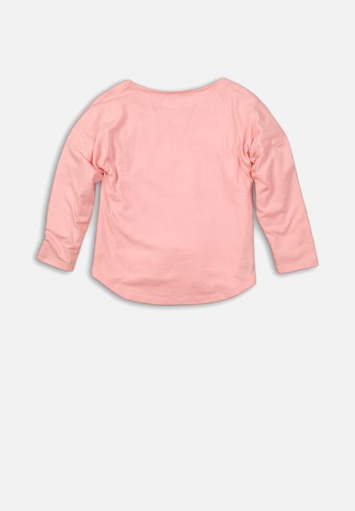 MINOTI - Girls long sleeve top - pink